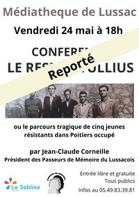 REPORTÉ - CONFERENCE "LE RESEAU TULLIUS" | 