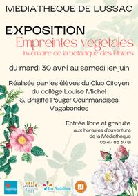 Exposition "Empreintes végétales : inventaire de la botanique des Piniers | 
